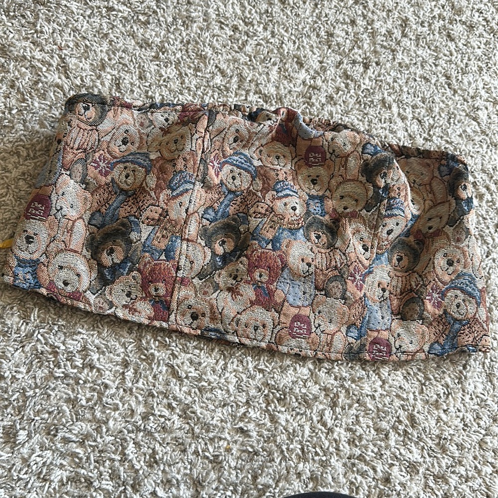 Teddy bear Haulter top